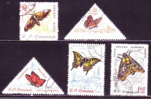 Romania C89-C93 Used short set