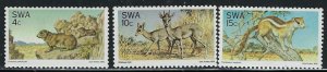 Southwest Africa 391-93 MNH 1976 Nature Protection (an5816)