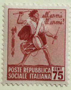 AlexStamps ITALIAN SOCIAL REPUBLIC (ITALY) #28 VF Mint 