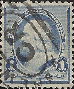 # 219 DULL BLUE USED BEN FRANKLIN SCV-0.75