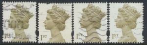 Machin 1st Millennium  SG 2124 / d  SC# MH335 -MH336  Used copies - see details