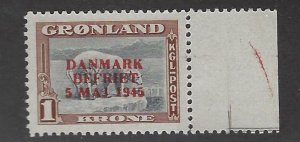 Greenland SC#25 MNH XF SCV$180.00...in Demand!