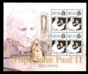 Grenada - 2005 - Pope John Paul II - Sheet Of 4 - MNH