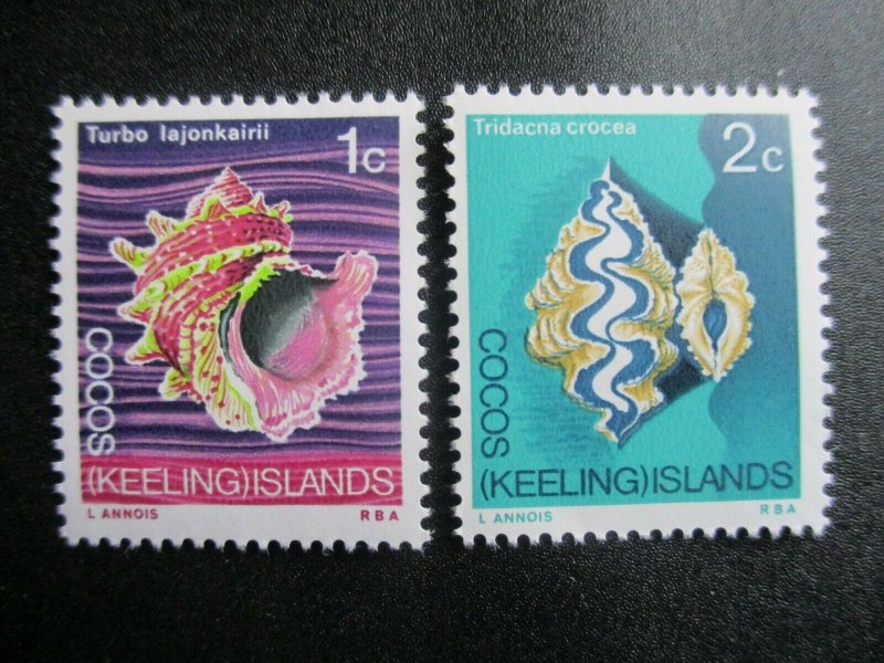 Cocos Islands, 2 Stamps, MNH  1969