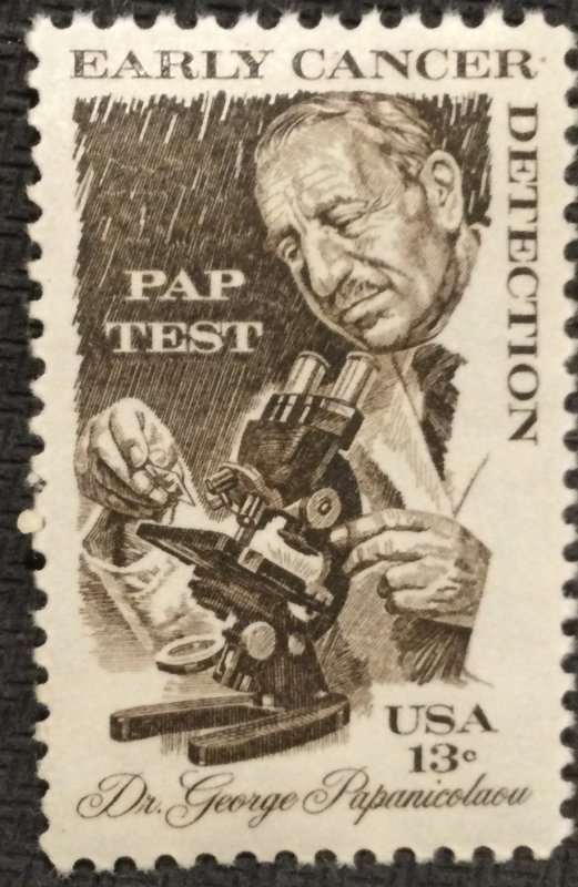 US MNH #1754 Single Dr George Papanicolaou SCV $.25 L3