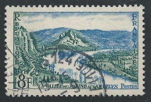 France #720 8fr Seine Valley Les Andelys - Used