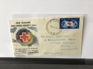 New Zealand 1959 Red Cross  official stamps cover R25920