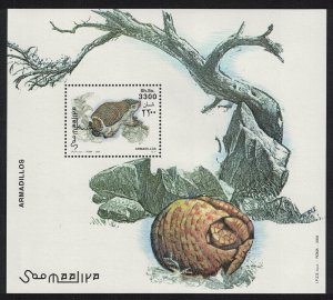 Somalia MNH S/S Armadillos Reptiles