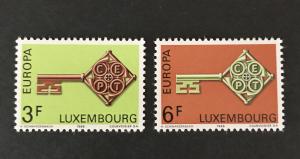 Luxembourg 1968 #466-67 MNH SCV $1.10