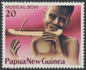 Papua New Guinea  SG 360   SC# 492 MVLH Musical Instruments see details & scans