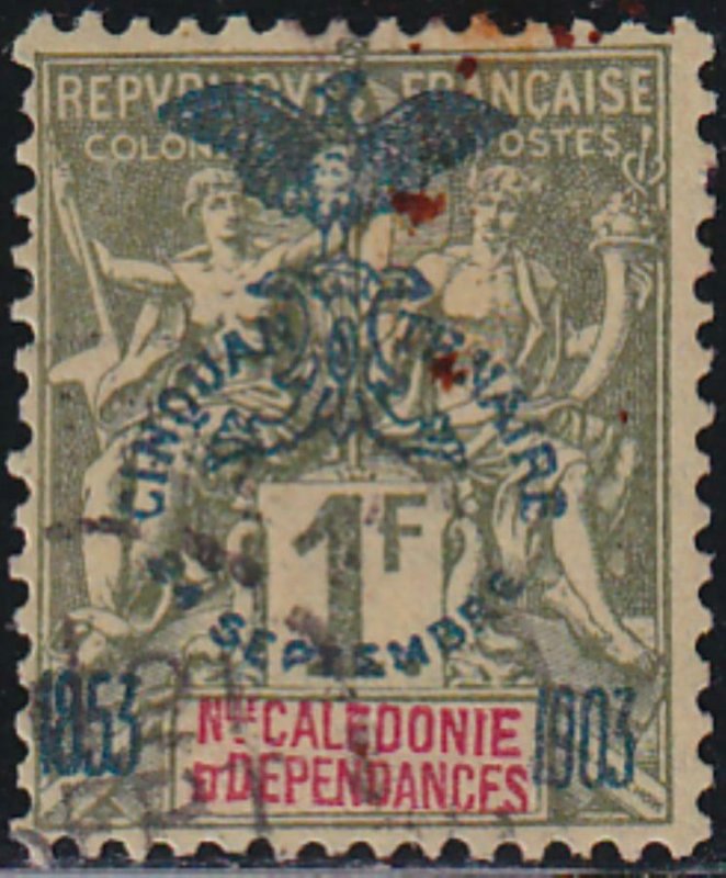 New Caledonia 1903 SC 80 Used