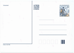 Slovakia Prepaid Postal Card 2001 Postal Motiv