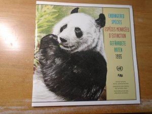 United Nations  New York / Geneva / Vienna /  Endangered Species  1995  Folder