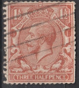 Great Britain Scott# 189b SG# 420b KGV VF Used s/w watermark