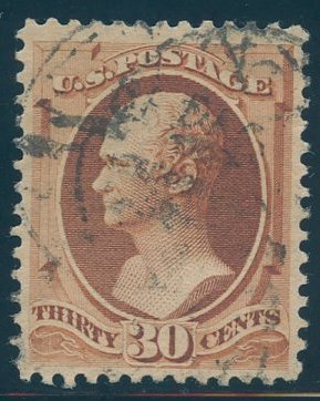 US Scott #217 Used, VF