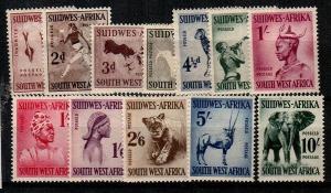 South West Africa Scott 249-60 Mint hinged (Catalog Value $82.45)