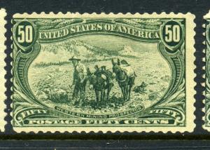 Scott #291 Trans-Mississip​​​pi Unused Stamp (Stock #291-46)