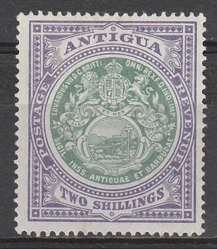 ANTIGUA 1903 ARMS 2/- WMK CROWN CC