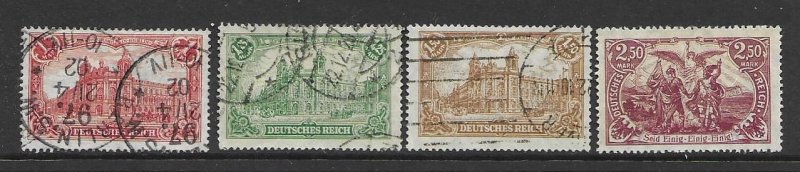 Germany 111-14   1920  set 4  fine used