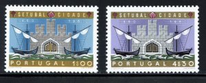 Portugal 873-74 MNH, Centenary of the City of Setubal Set from 1961.