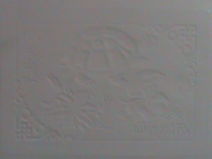 ​MONGOLIA-1993-SPECIMEN-SILVER REPLICA-THE LOVELY TURTLE IMPERF MNH S/S- SHEET