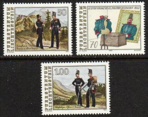 Liechtenstein Sc #964-966 MNH