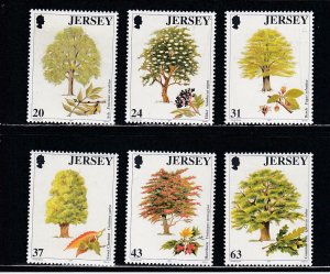 Jersey # 812-817, Trees  Mint NH, 1/2 Cat