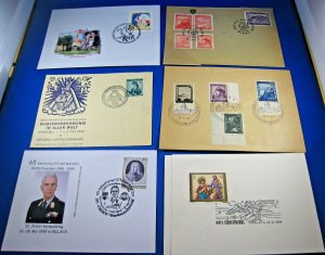 AUSTRIA COVERS  -  LOT OF 10  -  1947 -  2003       (CA-8)