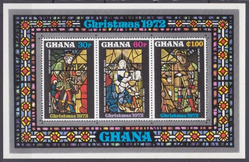 1972 Ghana 489-491/B48b Christmas 15,00 €