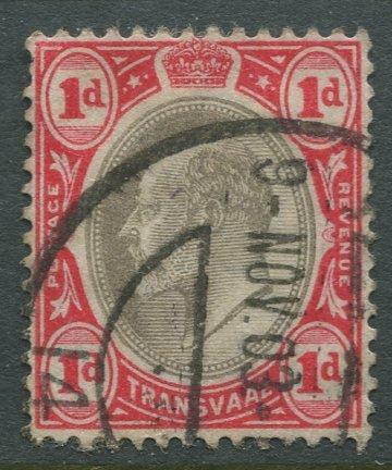 STAMP STATION PERTH Transvaal #253 Used KEVII 1902 Wmk 2 Crown and CA CV$0.25.