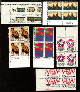 U.S. Mint NH Plate Blocks Face $4.28!