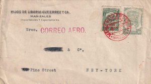 1925, Manizales, Colombia to New York City, NY, SCADTA (43932)