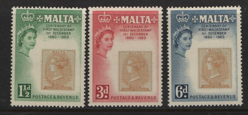 MALTA, 281-283  MINT HINGED