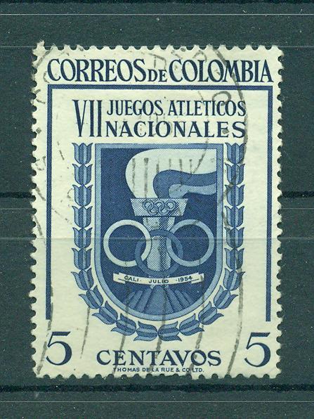 Colombia sc# 623 used cat value $.25