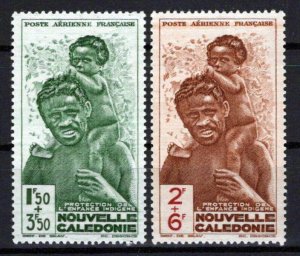 New Caledonia CB2-CB3 MNH Air Post Semi-Postal Father & Child ZAYIX 0524S0398M