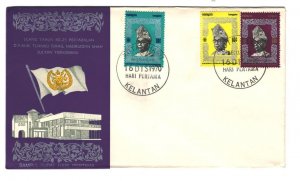 Trengganu Sc#93-95 FDC  with insert