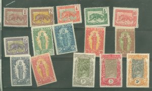 French Congo #36-49 Unused Single (Complete Set)