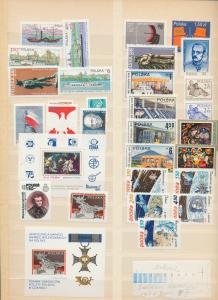 POLAND 1970s/80s Air Wildlife Pope Sheets MNH(Appx 450 Items)(RefAC1400