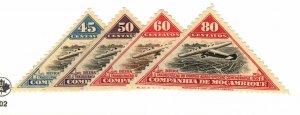 Mozambique Company #171 MNH, 172 MH, 173-4 MNH, 174 MH