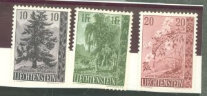 Liechtenstein #312-14  Single (Complete Set)