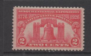 Scott #  627  unused  OG MNH   single