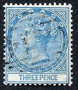 Trinidad and Tobago SG2 3d Blue Wmk CC Superb Used