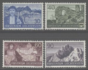 Liechtenstein 1937 Landscapes set Sc# 136-50 NH