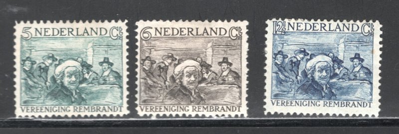 Netherlands #B41-43   VF, Unused, OG, Hinged,  CV $21.00 ....  4200565