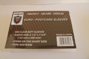 600 Sleeves 5 1/4 x 7 3/4 For European FDC / Postcard Sleeves-FREE SHIPPING