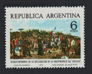 Argentina Uruguayan Independence 1975 MNH SG#1480