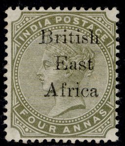 BRITISH EAST AFRICA QV SG55, 4a olive-green, M MINT. Cat £60.