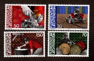Liechtenstein # 740-743 Mint!