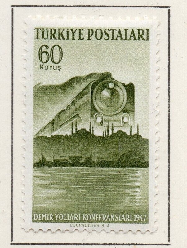 Turkey 1947 Pictorial Issue Fine Mint Hinged 60krs. NW-243639