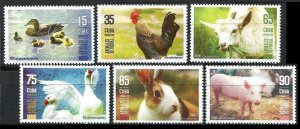 2019 Cuba 6517-6522 Fauna - Domestic animals 7,50 €